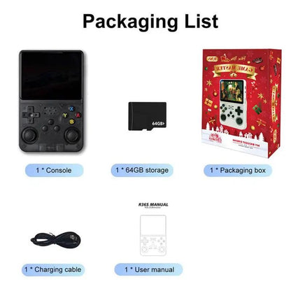 R36S Retro Video Handheld Game Console with 20000+ Built-In Games 21 Emulators 3000Mah Battery 32G+64G TF Card for Kids & Adults,Tiktokshopblackfriday,Best Christmas Gift