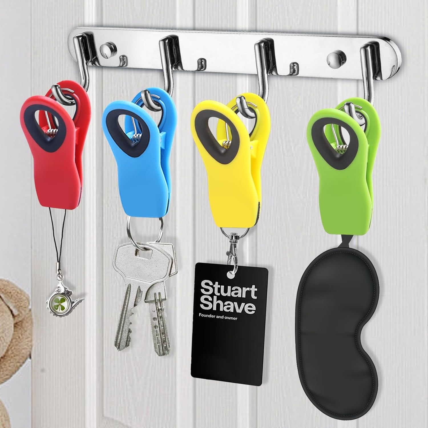 12 Pack Chip Clips, Magnetic Bag Clips with Airtight Seal for Chips, Bread, Snacks, Fridge Organizer Kitchen Storage Clips Multicolor