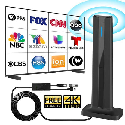 TV Antenna Digital HD 1080P 4K Ultra HD Indoor Long Range High-Quality Signal for Home Entertainment Full HD NBC ABC HSN HDMI